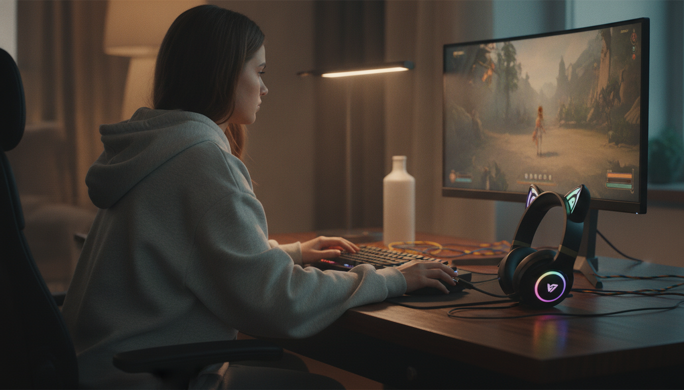 Cat Ears RGB Gaming Headset: Fit, Mic & Lighting Tips