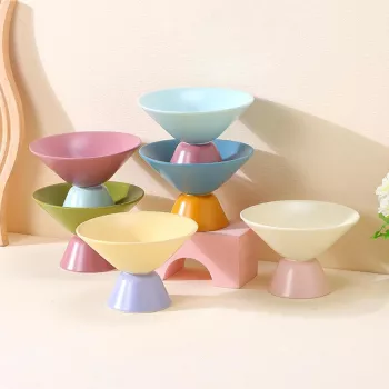 Elevated Ceramic Bowl Set for Cats & Small Dogs: Tips