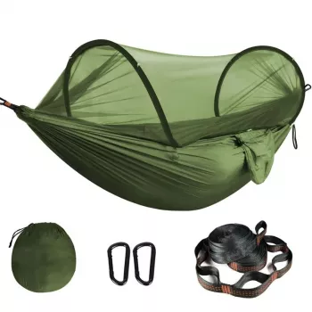 Pop-Up Bug Net Ultralight Hammock for Easy Overnights